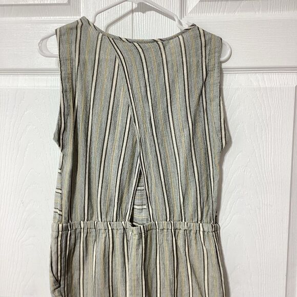 Prana Ecotropics Dress Stellar Stripe Open Back Midi S NWT Organic - Picture 10 of 16